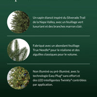 Árboles de Navidad artificiales Slim Silverado