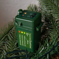 Corona de abeto blanco de Vermont, rojo y dorado