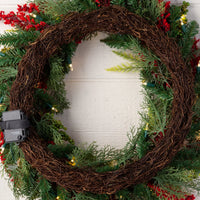 Corona de bayas silvestres